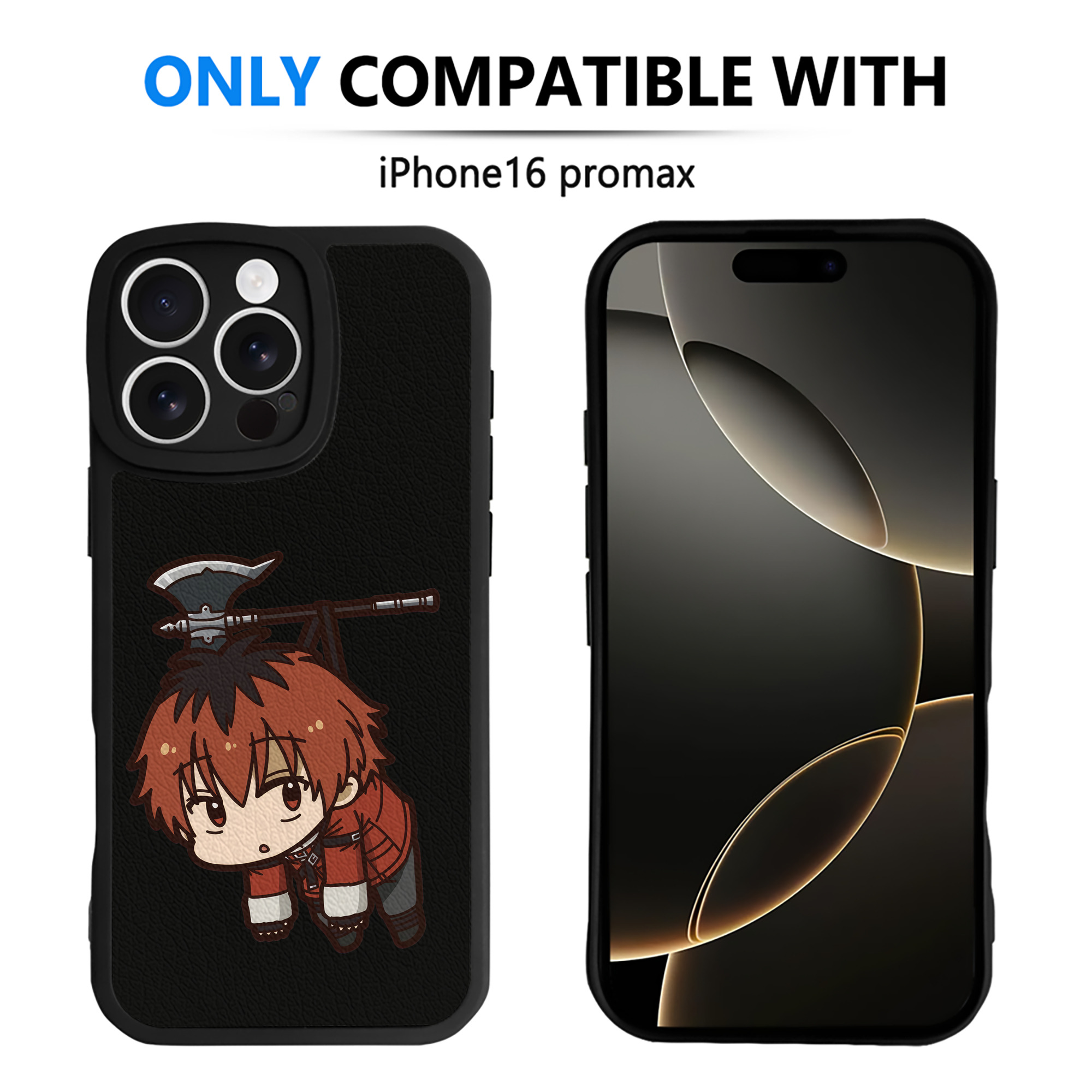 （画像用） 葬送のフリーレン Frieren 【iPhone 16シリーズ対応】シリコンスマホケース（レザー調） 材質：シリコン